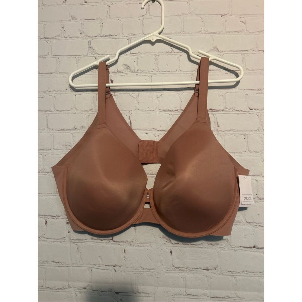 Auden Smooth Molded T-Shirt Bra in Dusty Rose